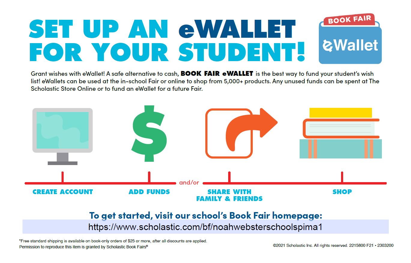 Set Up EWallet For The Pima Scholastic Book Fair Set Up EWallet For The Pima Scholastic Book Fair