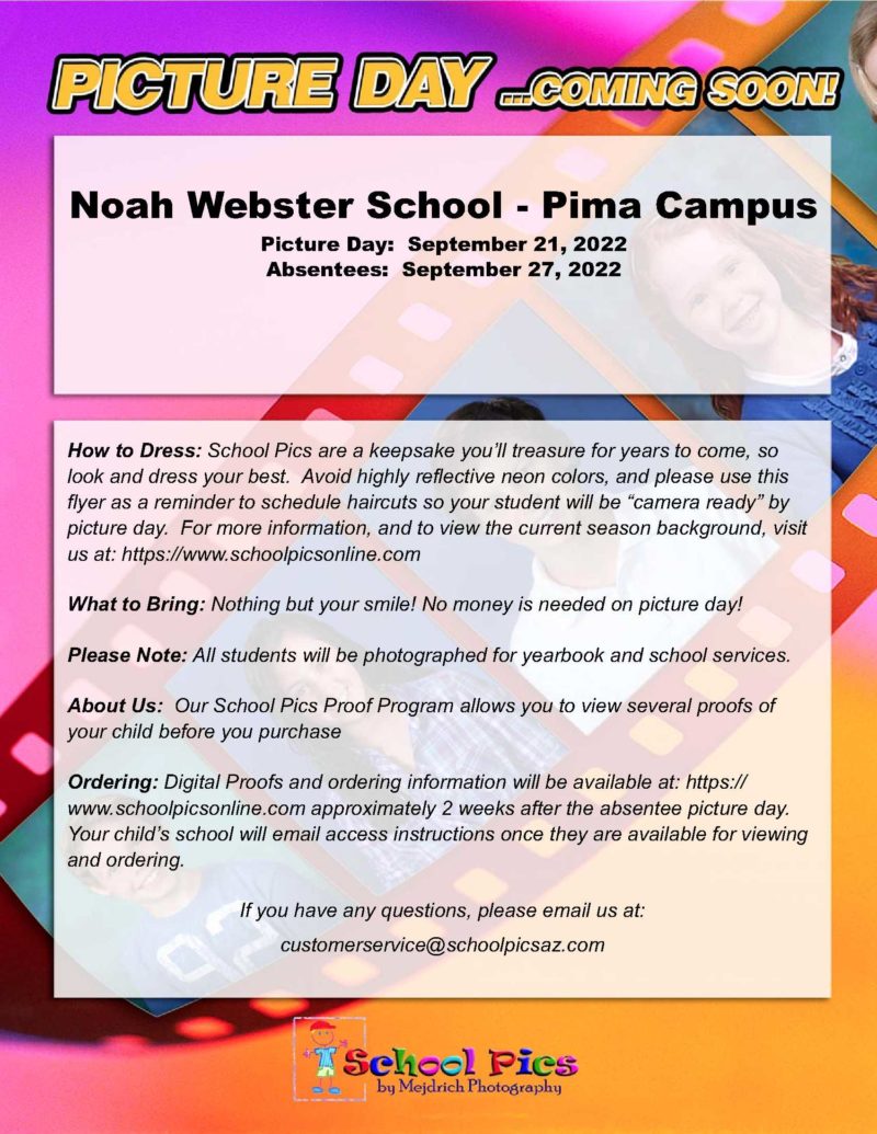 PIMA Campus Fall Picture Day is Coming!